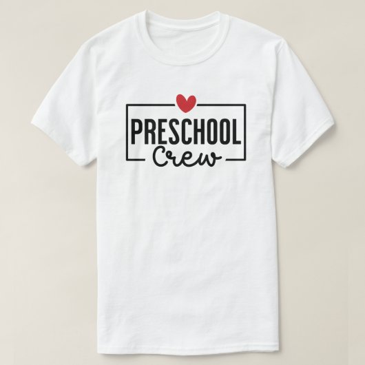 Preschool Crew Preschool Squad T-shirt (Design voorkant)
