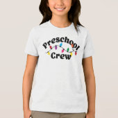 Preschool Crew Preschool Squad Tri-Blend Shirt (Voorkant)