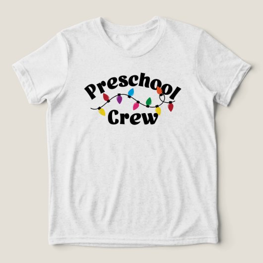 Preschool Crew Preschool Squad Tri-Blend Shirt (Design voorkant)
