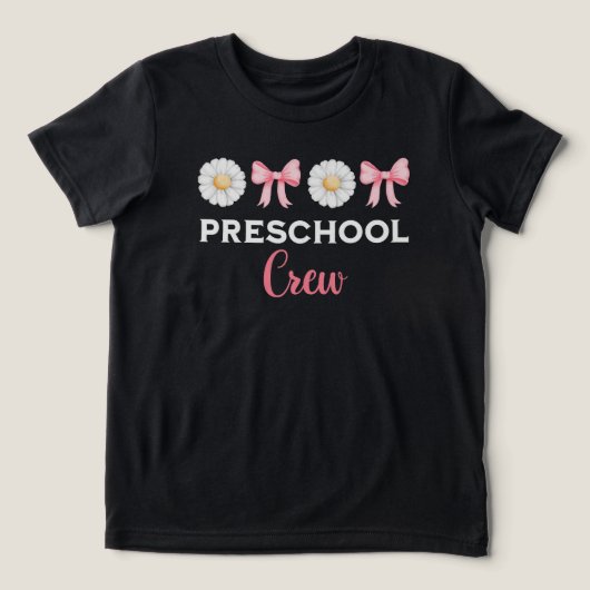 Preschool Crew Preschool Squad Tri-Blend Shirt (Design voorkant)