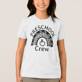Preschool Crew Preschool Squad Tri-Blend Shirt (Voorkant)