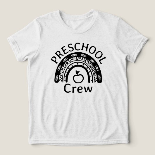 Preschool Crew Preschool Squad Tri-Blend Shirt (Design voorkant)