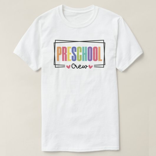 Preschool Crew Preschool Team T-shirt (Design voorkant)