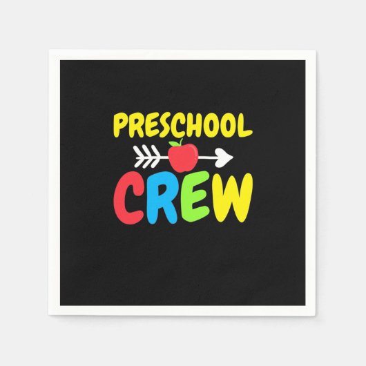 Preschool Crew Teacher Servet (Voorkant)