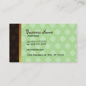 Preschool die Kaarten roept Visitekaartje (Achterkant)