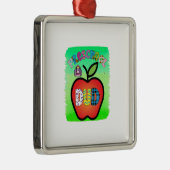 Preschool Dud-leraar Metalen Ornament (Rechts)