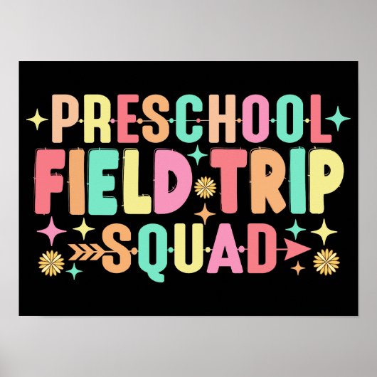 Preschool Field Trip Squad Poster (Voorkant)