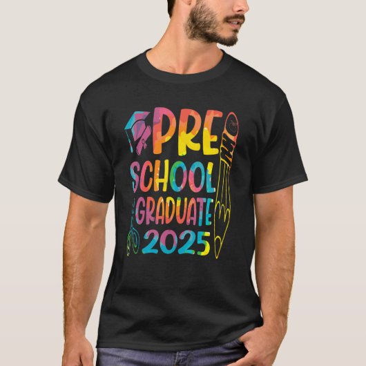 Preschool Graduate 2025 Pre K Class Of 2025 Gradua T-shirt (Voorkant)
