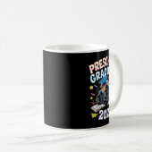 Preschool Graduation 2025 Monster Truck Graduate  Koffiemok (Voorkant rechts)