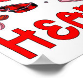 Preschool Has My Heart Valentines Hearts Teacher  Poster (Hoek)