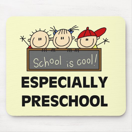 Preschool is Cool Tshirts en Gifts Muismat (Voorkant)