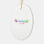 Preschool is kool keramisch ornament (Links)