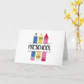 Preschool Kaart (Gele Bloem)