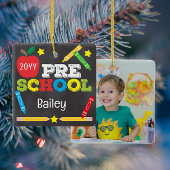 Preschool Keepomwille Chalkboard Colorful Kinder F Keramisch Ornament