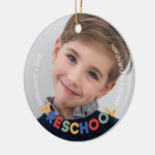 PreSchool Keepsake Foto Keramisch Ornament (Links)
