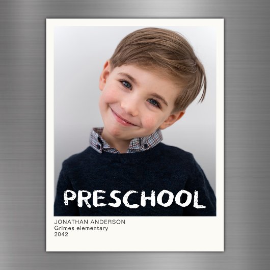 Preschool Keepsake foto magneet