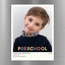Preschool Keepsake foto magneet