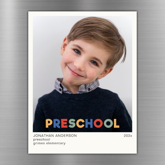 Preschool Keepsake foto magneet