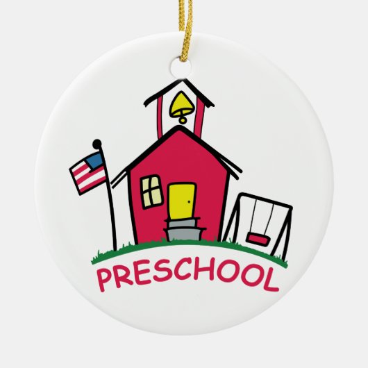 Preschool Keramisch Ornament (Voorkant)