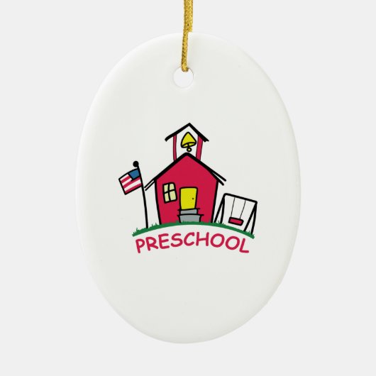 PRESCHOOL KERAMISCH ORNAMENT (Voorkant)
