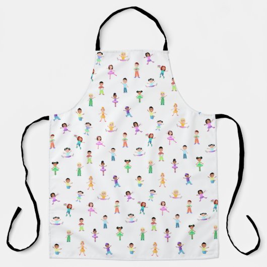 Preschool kinderen Apron Schort (Voorkant)