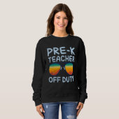 Preschool kindergarten educator off duty teacher   trui (Voorkant volledig)