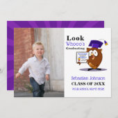 Preschool Kindergarten Foto Afstuderen Aankondiging (Voorkant / Achterkant)