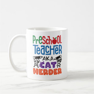 Preschool leraar o.b.a. Cat Herder Koffiemok