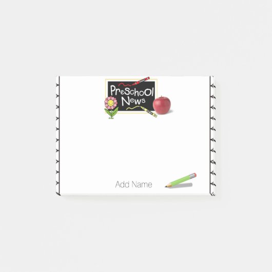 Preschool leraar Post-it® notes (Voorkant)