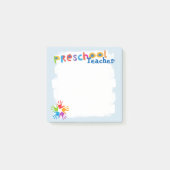 Preschool leraar Post-it Notes (Voorkant)