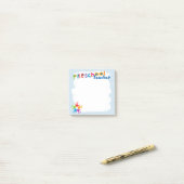 Preschool leraar Post-it Notes (Op bureau)