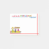 Preschool leraar Post-it Notes (Voorkant)