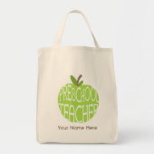 Preschool leraar tas - Green Apple (Voorkant)