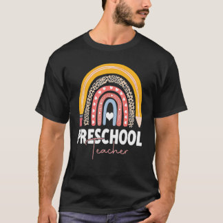Preschool    leraarTeam Preschool Squad regenboog T-shirt