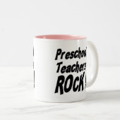Preschool leraren Rock! Mok (Voorkant rechts)