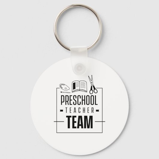 Preschool lerarenteam sleutelhanger (Voorkant)