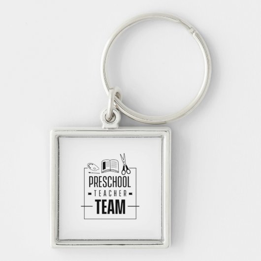 Preschool lerarenteam sleutelhanger (Voorkant)
