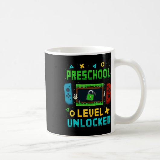 Preschool Level Unlocked Ck To School Pixel Art Ga Koffiemok (Rechts)