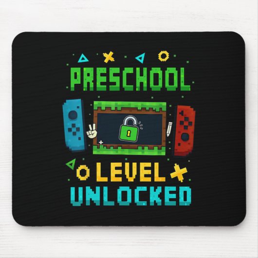 Preschool Level Unlocked Ck To School Pixel Art Ga Muismat (Voorkant)