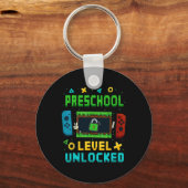 Preschool Level Unlocked Ck To School Pixel Art Ga Sleutelhanger (Voorkant)