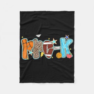 Preschool Pre-k Boy Baseball Basketball Football S Fleece Deken