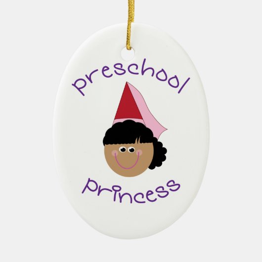 Preschool Princess Keramisch Ornament (Voorkant)