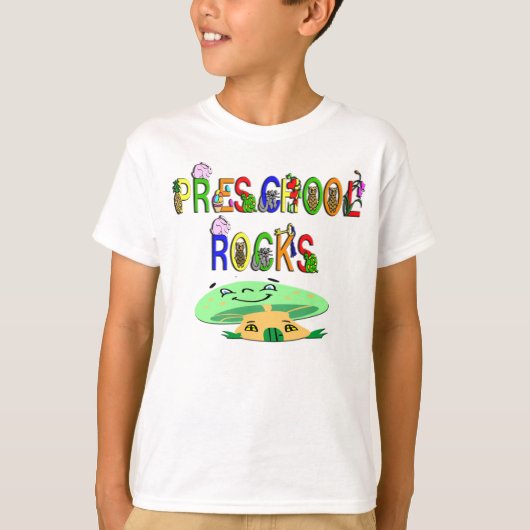 Preschool Rocks-paddenstoel T-shirt (Voorkant)