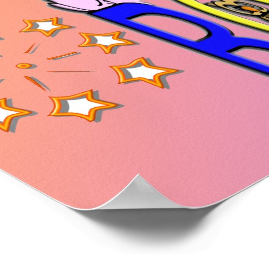 Preschool Rocks - Poster met sterren (Hoek)