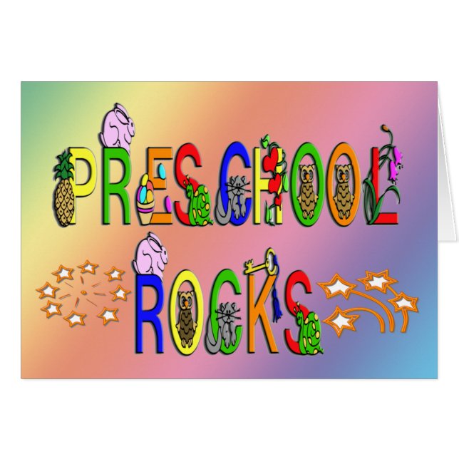 Preschool Rocks - Stars (Voorkant Horizontaal)