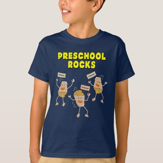 PreSchool Rocks T-shirt (Voorkant)