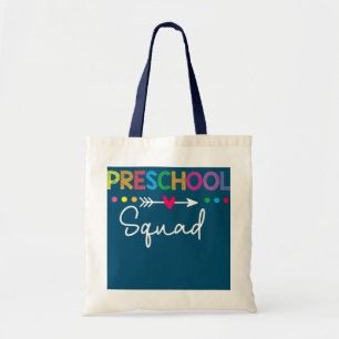 Preschool Squad Pre K Teacher Studenteam Terug Tote Bag