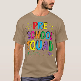 Preschool Squad PreK terug naar school T-shirt