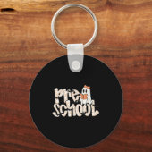 Preschool Teacher Halloween Ghost Teacher Reading Sleutelhanger (Voorkant)