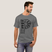 Preschool Typografie Leraar T-shirt (Voorkant volledig)